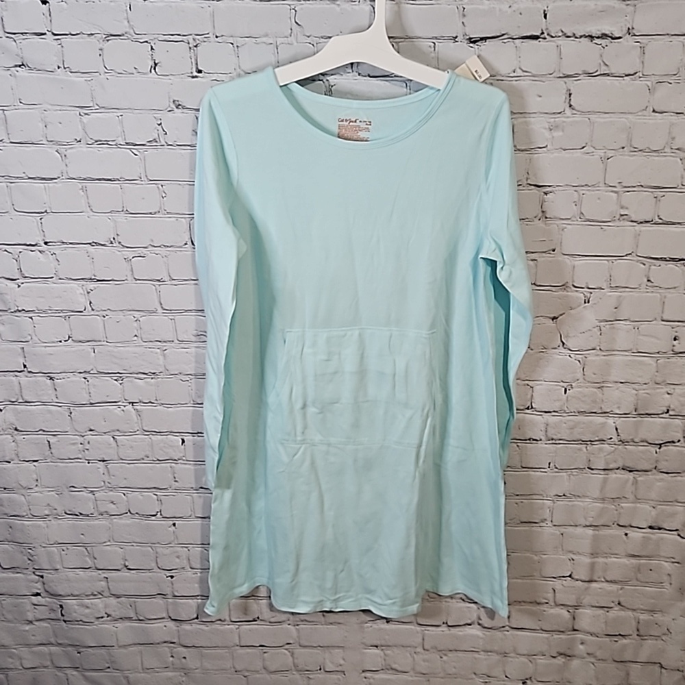 💙 Cat & jack casual light blue long sleeve dress